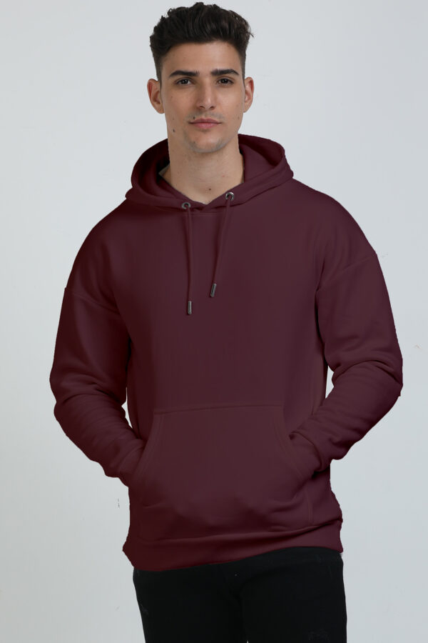 Oversized Hooded Sweatshirt – Unisex Heavyweight Fleece Hoodie - Image 3