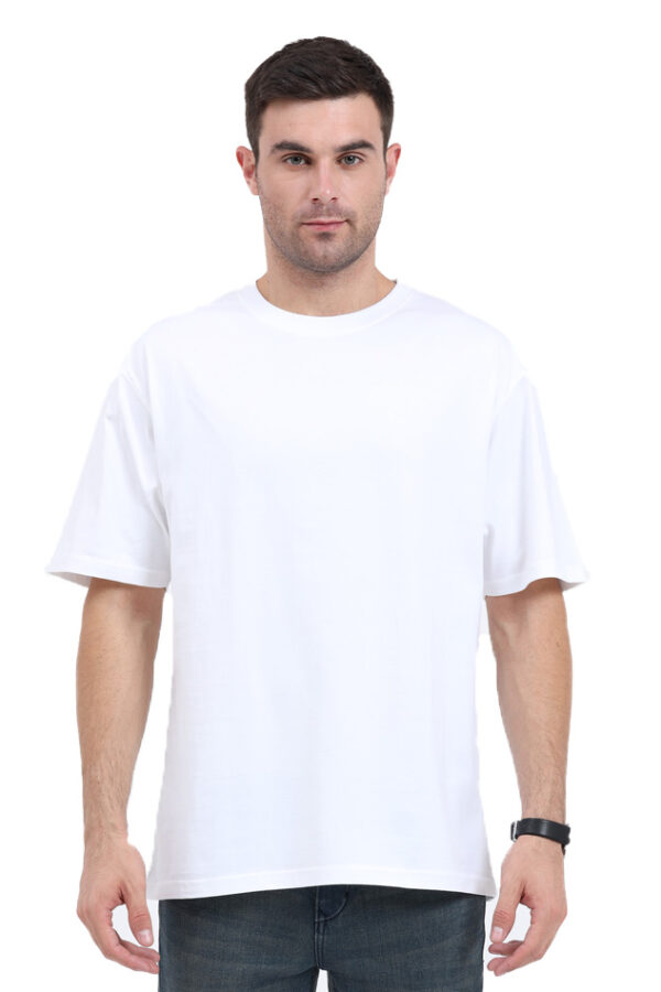 Oversized Classic T-Shirt | Premium Cotton Comfort (Black & White) - Image 2