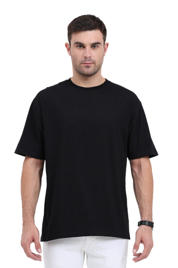 Oversized Classic T-Shirt | Premium Cotton Comfort (Black & White)