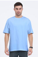 Oversized Classic T-Shirt | Premium Cotton Comfort (Lavender, Mint, Light Baby Pink, Baby Blue)