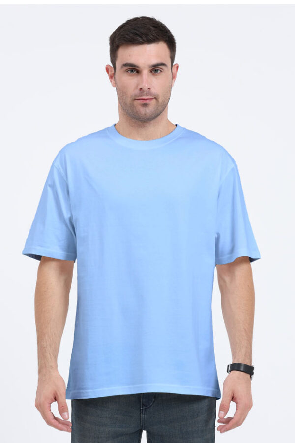 Oversized Classic T-Shirt | Premium Cotton Comfort (Lavender, Mint, Light Baby Pink, Baby Blue)