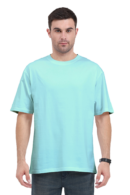 Oversized Classic T-Shirt | Premium Cotton Comfort (Lavender, Mint, Light Baby Pink, Baby Blue)