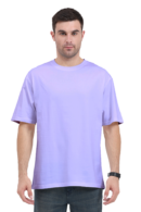 Oversized Classic T-Shirt | Premium Cotton Comfort (Lavender, Mint, Light Baby Pink, Baby Blue)