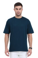 Oversized Classic T-Shirt | Premium Cotton Comfort ( Maroon, Grey Melange, Petrol Blue, Golden Yellow)
