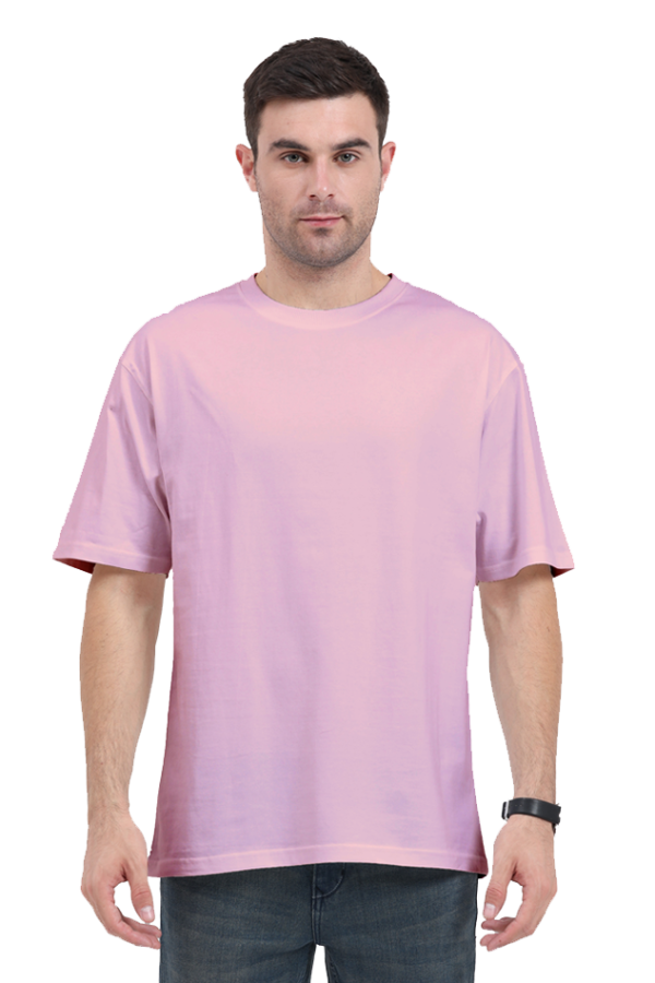 Oversized Classic T-Shirt | Premium Cotton Comfort (Lavender, Mint, Light Baby Pink, Baby Blue) - Image 4