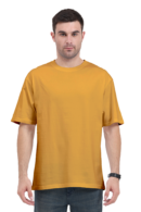 Oversized Classic T-Shirt | Premium Cotton Comfort ( Maroon, Grey Melange, Petrol Blue, Golden Yellow)