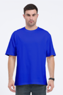 Oversized Classic T-Shirt | Premium Cotton Comfort (Coral, Royal Blue, Olive Green, Purple S)